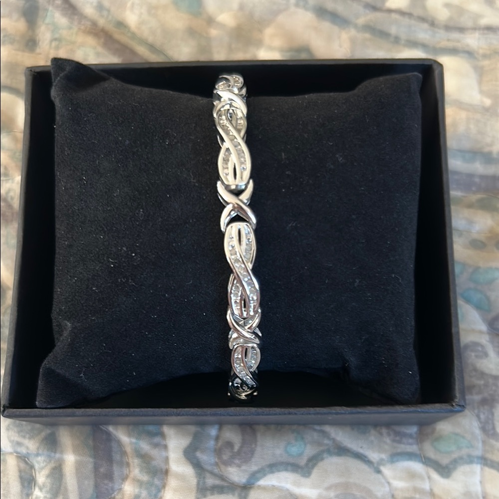 Silver Infinity Symbol Bracelet